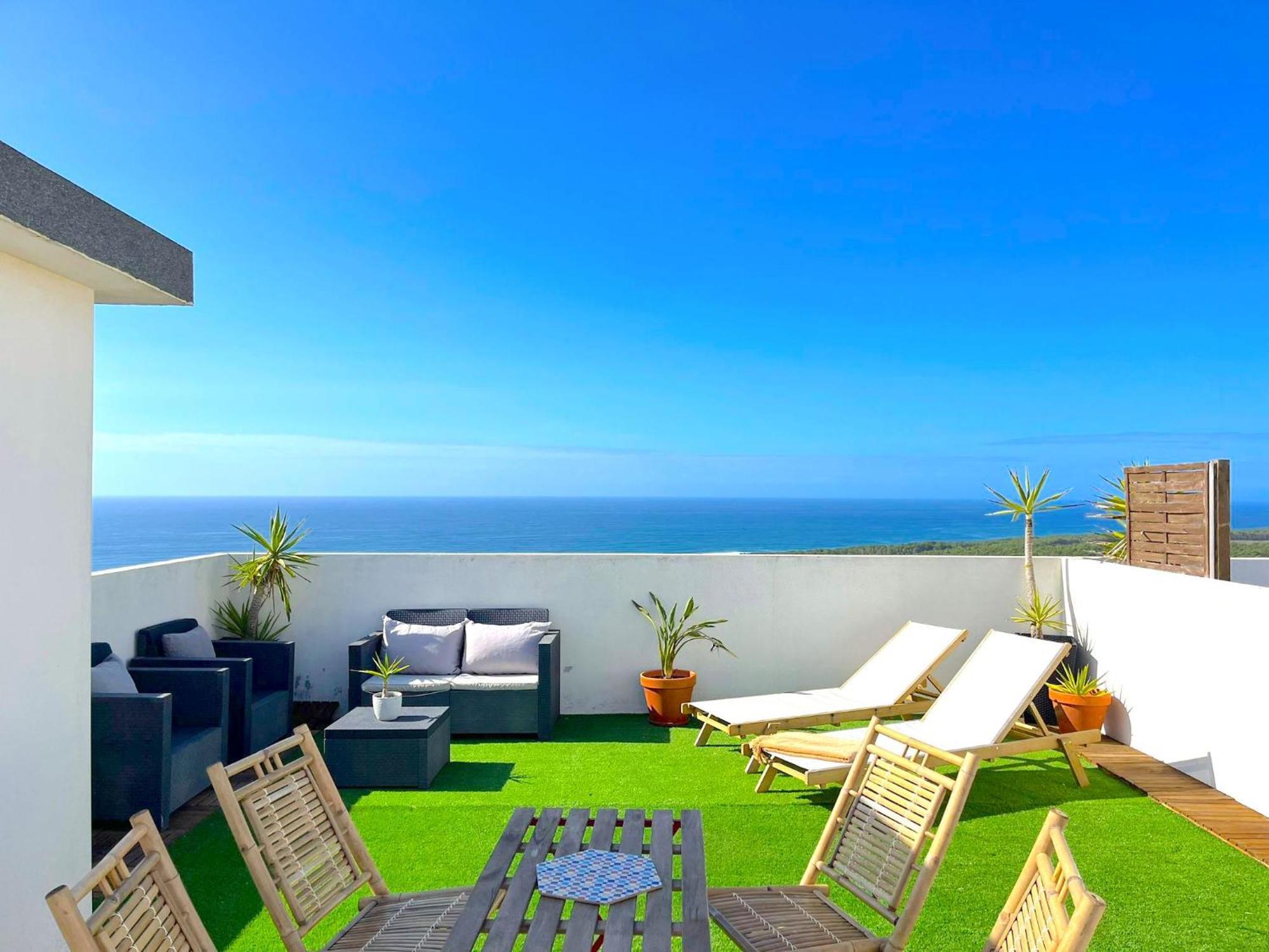 Nazare Boutique W Sea View And Private Rooftop Terace Ngoại thất bức ảnh