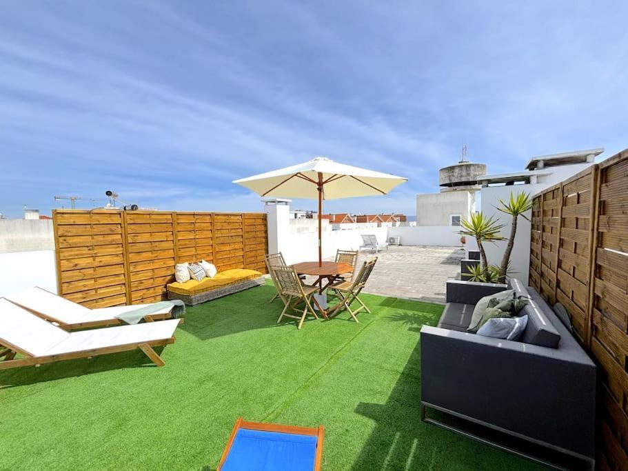 Nazare Boutique W Sea View And Private Rooftop Terace Ngoại thất bức ảnh
