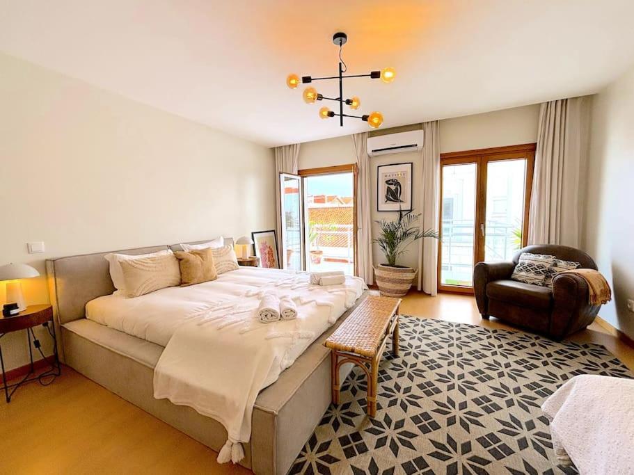 Nazare Boutique W Sea View And Private Rooftop Terace Ngoại thất bức ảnh